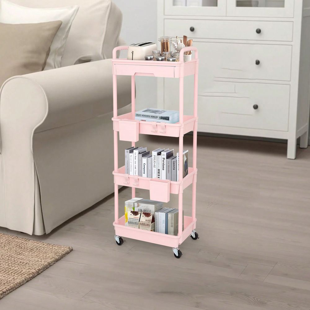Office Drawer Organizer - 4 Katmanlı Çekmeceli Hareketli Çok Amaçlı