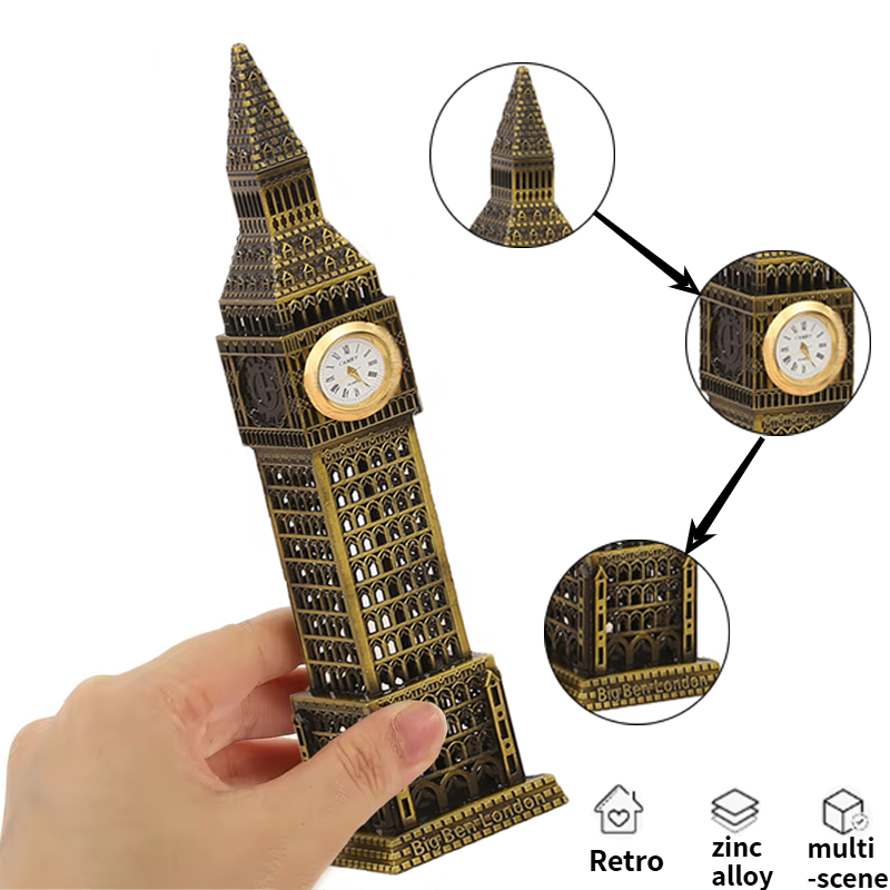 Home Office Icon - Londra'daki ikonik Big Ben heykelinin yüksek