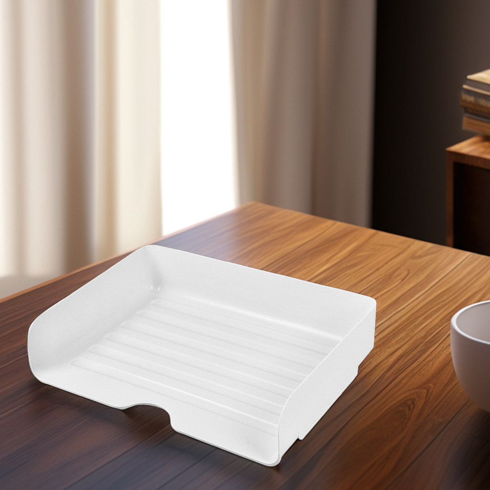 Office Drawer Organizer - 4 Adet Şeffaf İstiflenebilir Ofis Masası