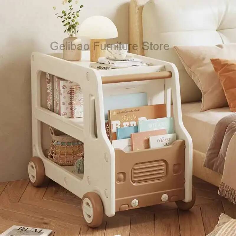 Bookcase Wood Shelf - Kitaplık Montessori Kitaplık Kütüphane Çocuk Kitap