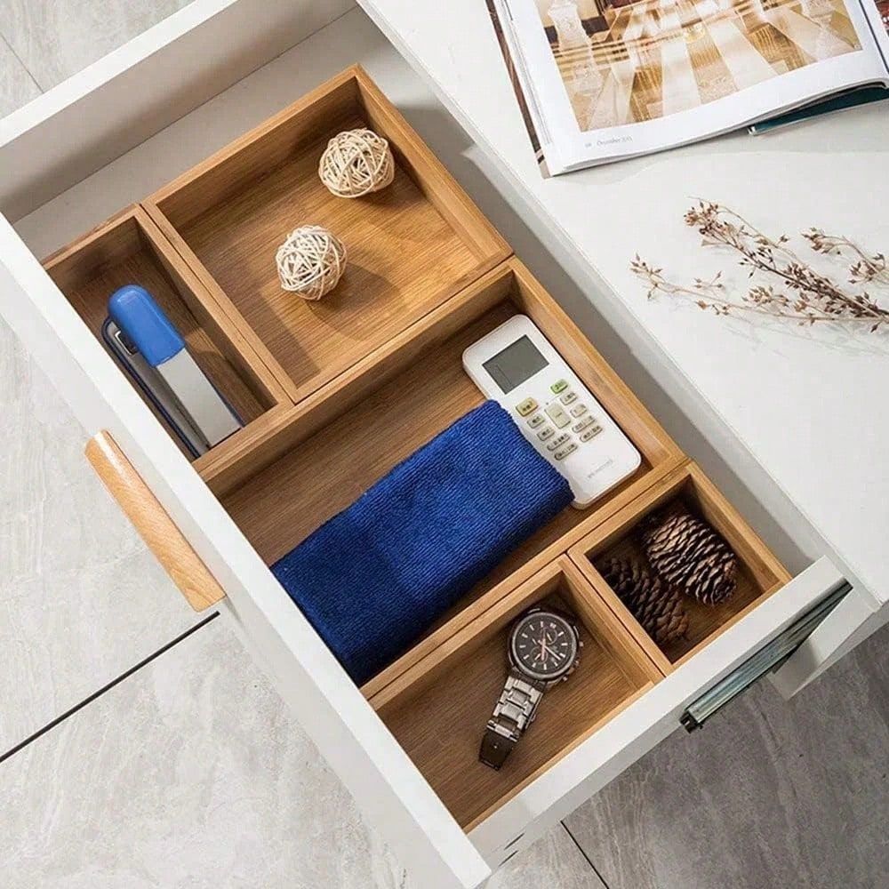Ayarlanabilir Ahşap 2 Çekmece  - Office Drawer Organizer incelemesi ve fiyatı