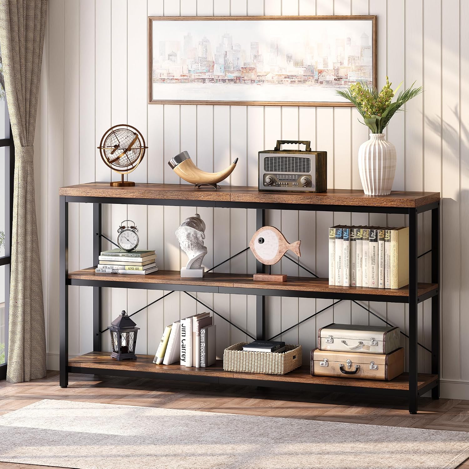 3 Katmanlı Endüstriyel Kitaplı - Bookcase Wood Shelf incelemesi ve fiyatı