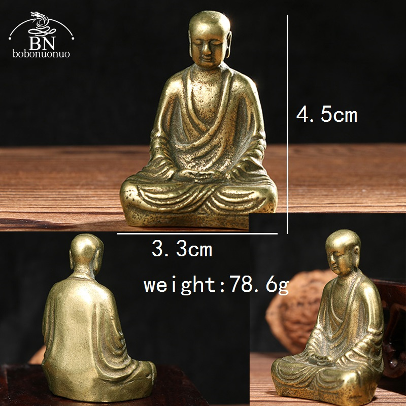 Antik Pirinç Buda Heykeli Mini - Home Office Feng Shui incelemesi ve fiyatı