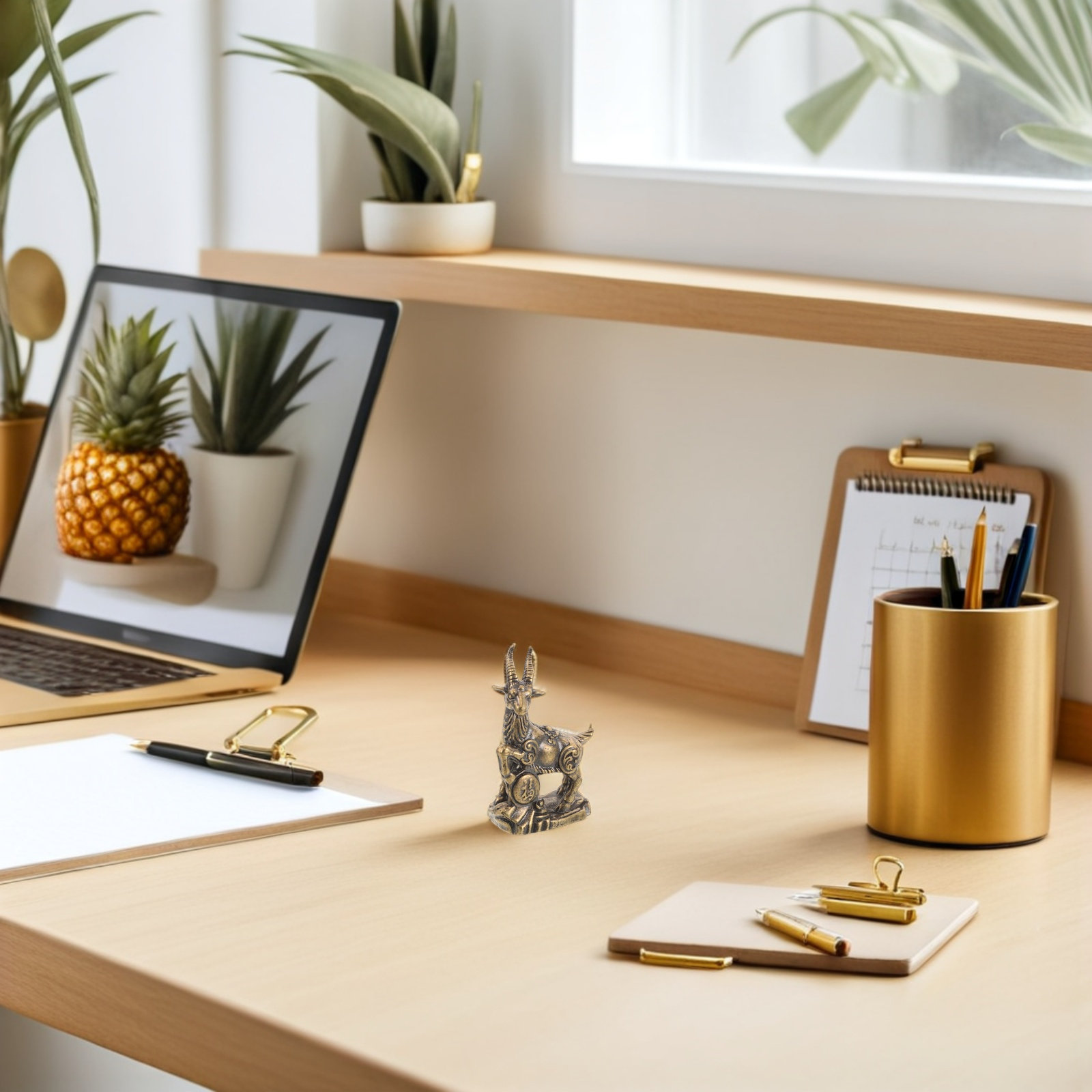 Mini Pirinç Çin Zodyak Keçisi  - Home Office Feng Shui incelemesi ve fiyatı