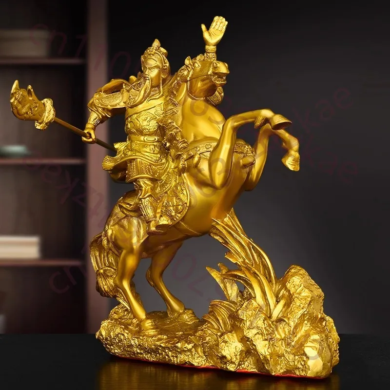 Antik Pirinç Guan Yu Heykeli,  - Home Office Feng Shui incelemesi ve fiyatı