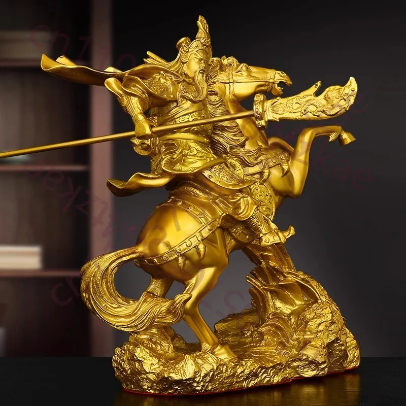 Antik Pirinç Guan Yu Heykeli,  - Home Office Feng Shui incelemesi ve fiyatı