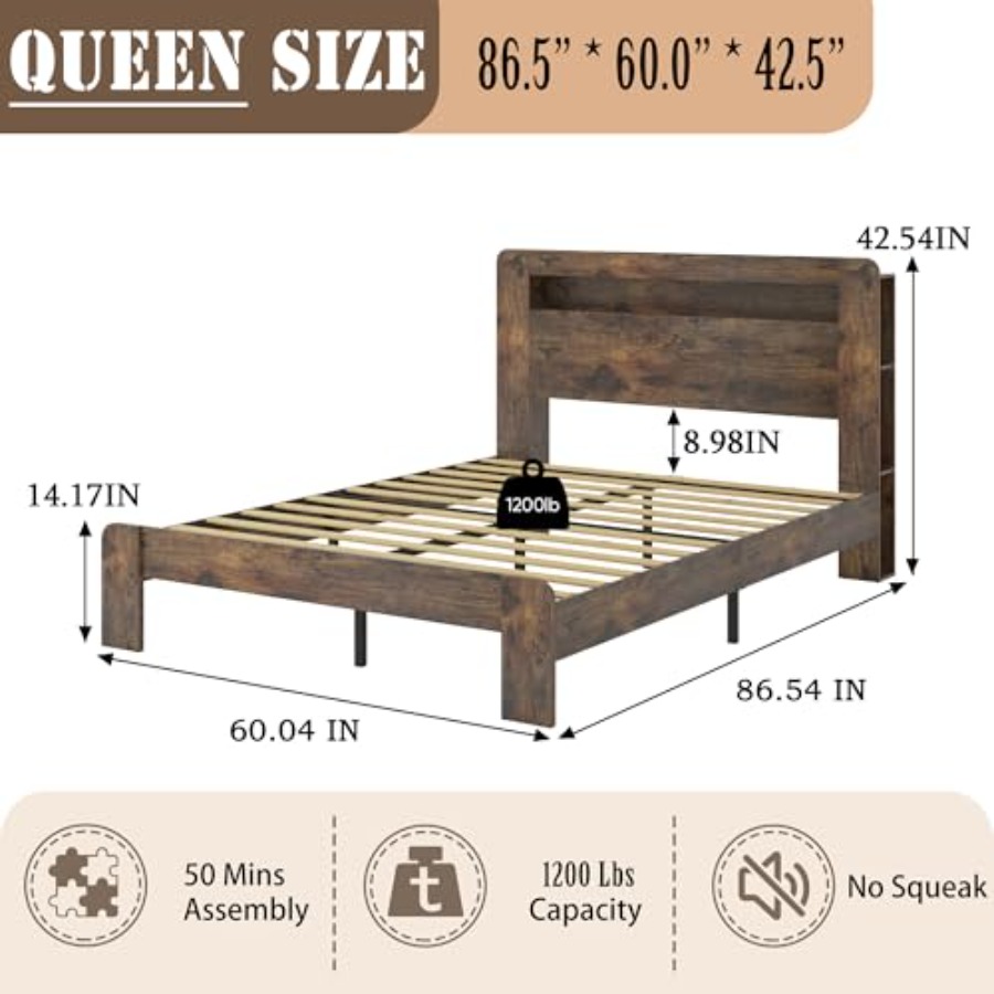 Yatak Odası için Depolama Alan - Bookcase Wood Shelf incelemesi ve fiyatı