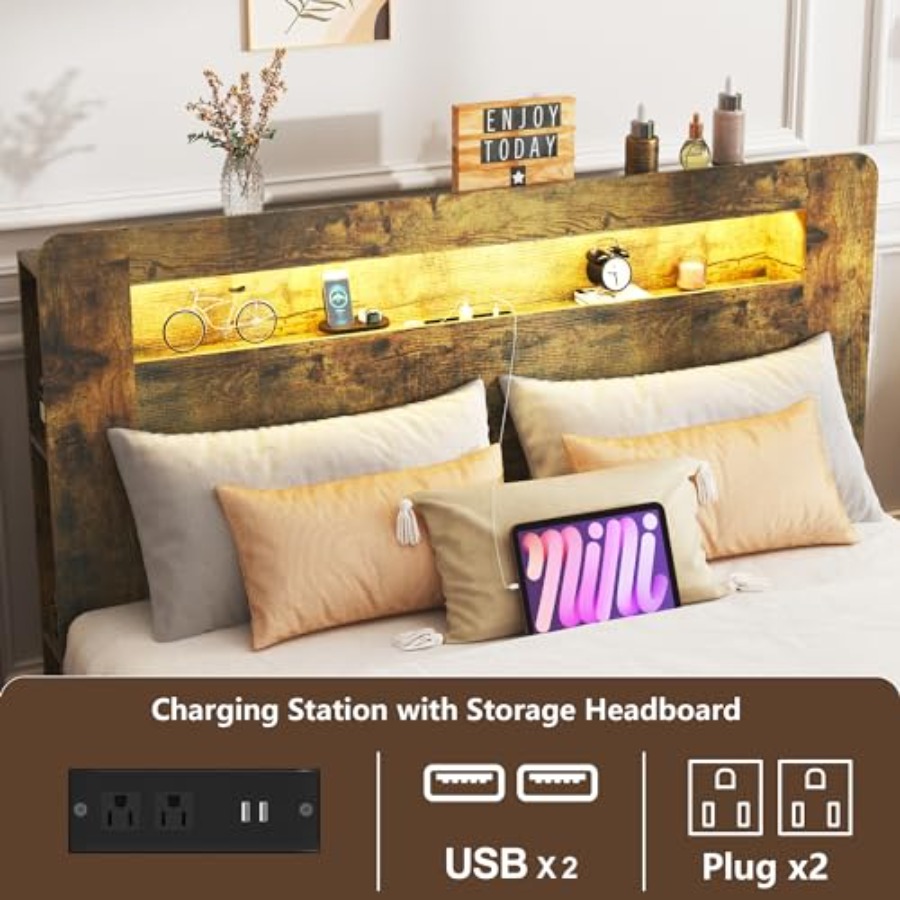 Yatak Odası için Depolama Alan - Bookcase Wood Shelf incelemesi ve fiyatı
