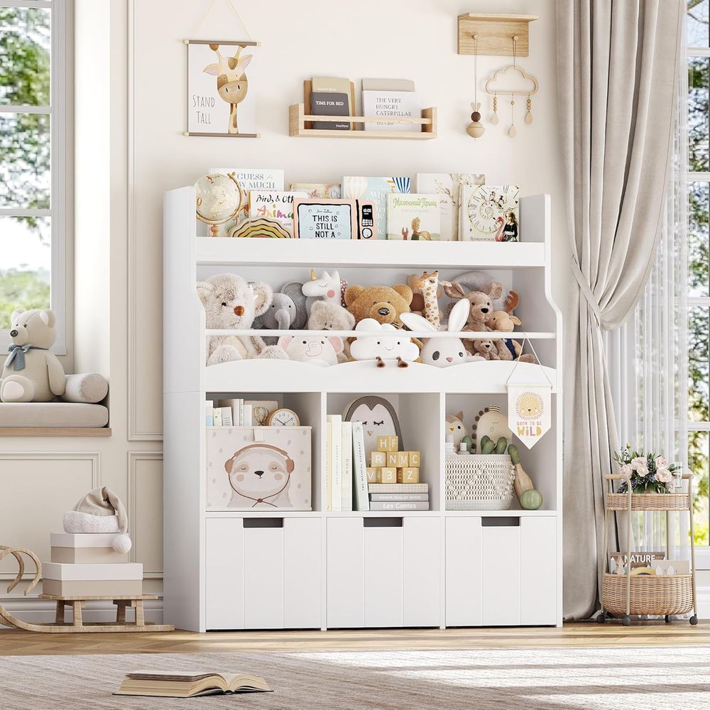 Çocuk Oyuncak Saklama Düzenley - Bookcase Wood Shelf incelemesi ve fiyatı