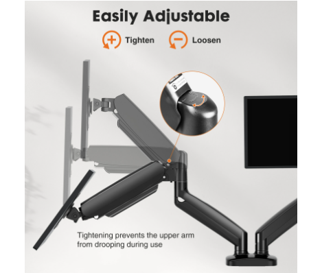 Çift Monitör Standı Kolu, Gaz  - Monitor Arm Dual incelemesi ve fiyatı