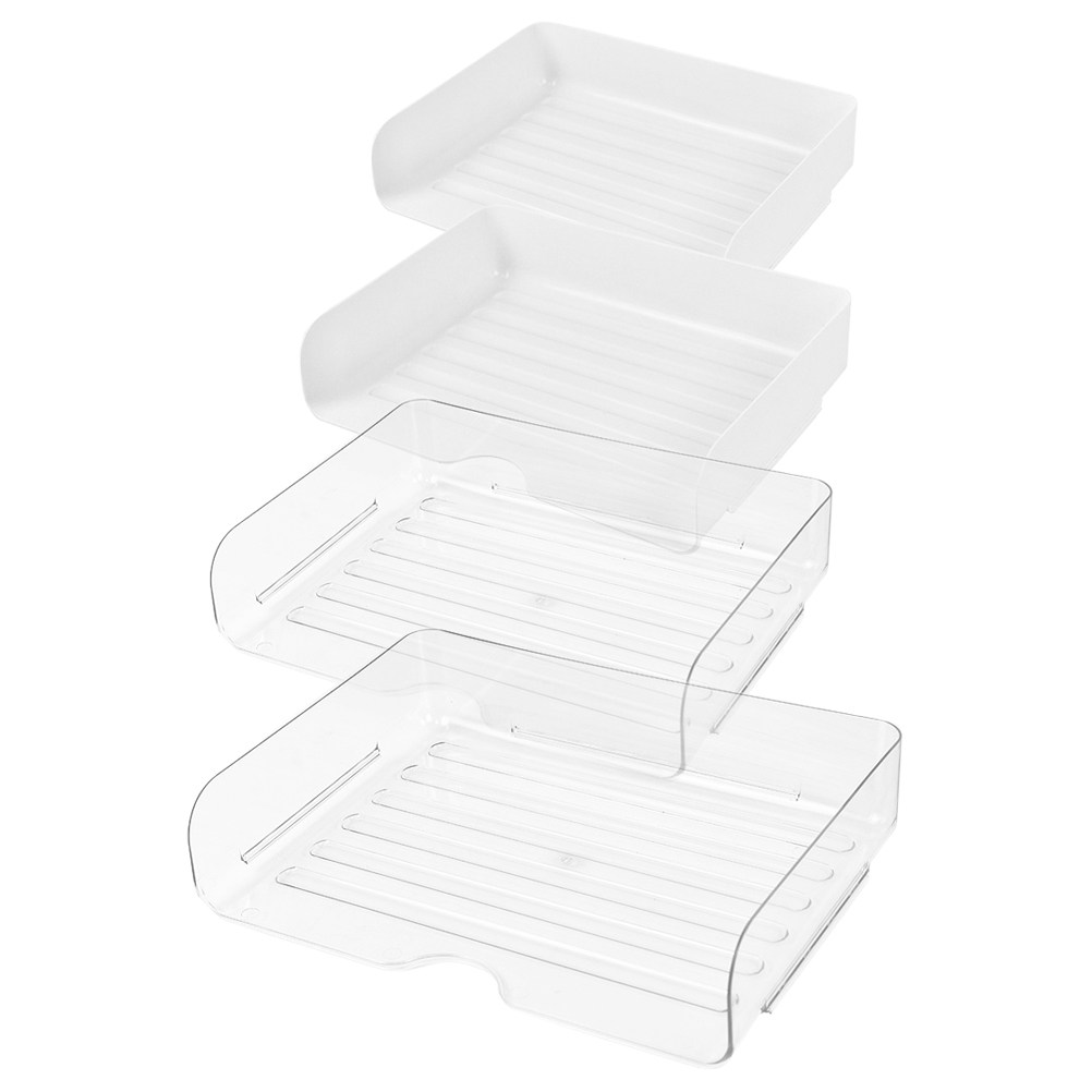 4 Adet Şeffaf İstiflenebilir O - Office Drawer Organizer incelemesi ve fiyatı