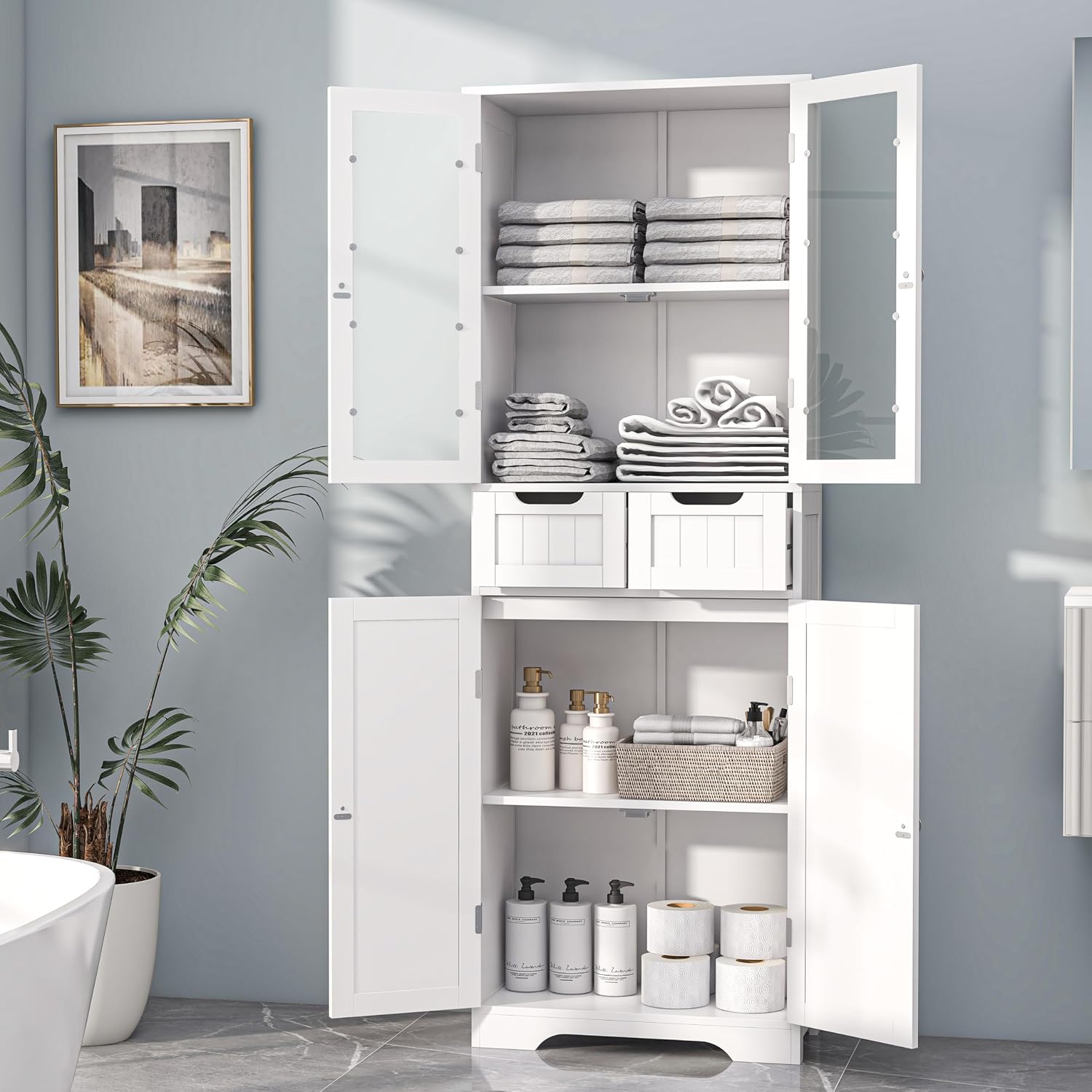 Uzun Boylu Banyo Dolabı Cam Ka - Office Drawer Organizer incelemesi ve fiyatı